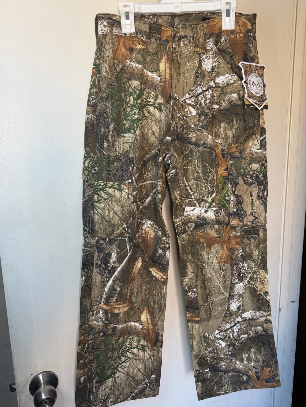 Kings Camo Realtree Edge Kids Six Pocket Hunting Cargo Pants 14/16 NWT